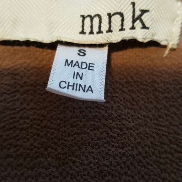 MNK Sexy Lace Up Blouse. Size Sm/Med. - Picture 7 of 8